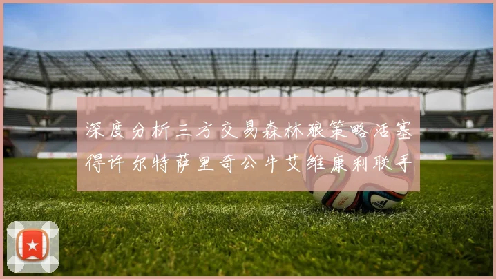 深度分析三方交易森林狼策略活塞得许尔特萨里奇公牛艾维康利联手